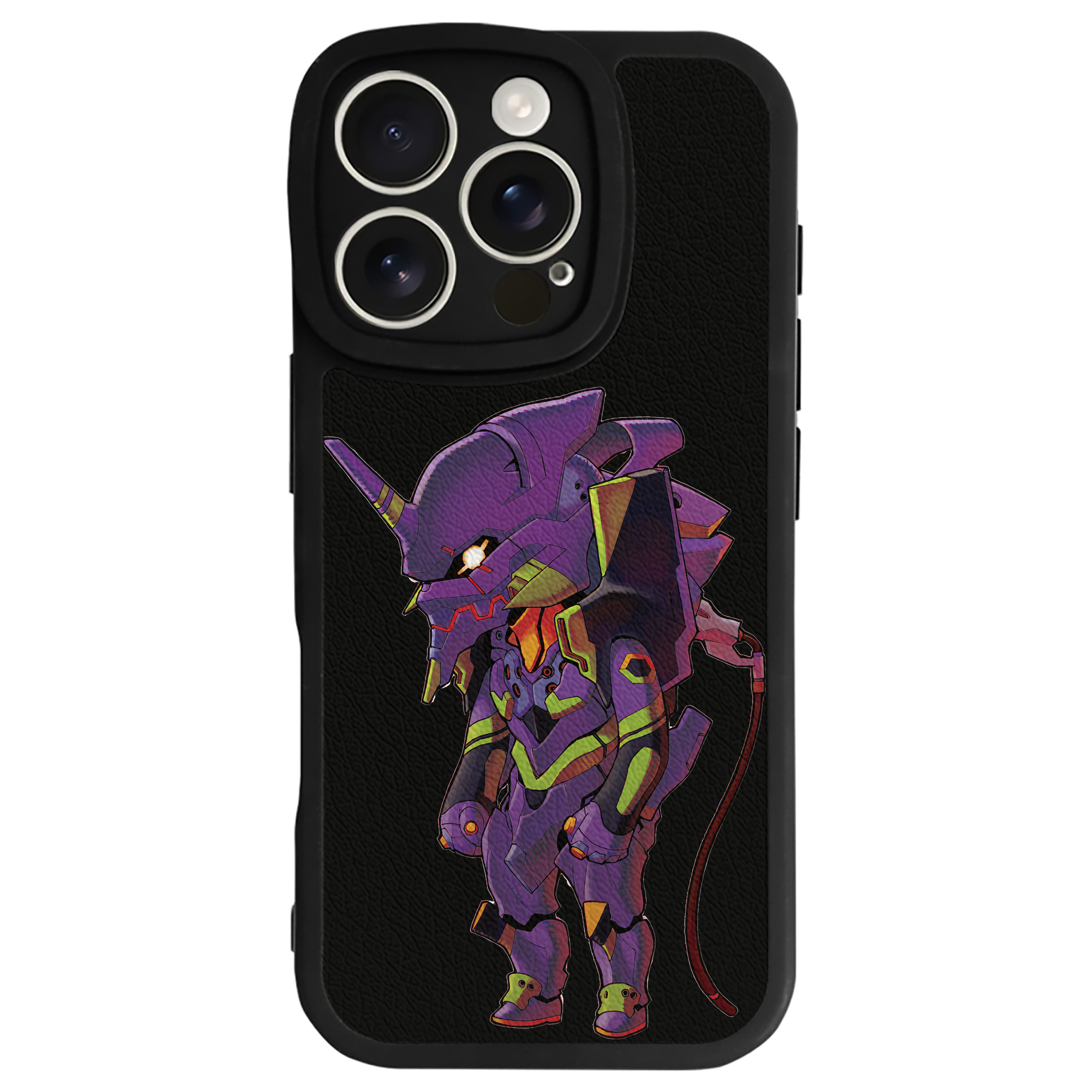 （画像用） EVA 新世紀エヴァンゲリオン 【iPhone 16シリーズ対応】シリコンスマホケース（レザー調） 材質：シリコン
